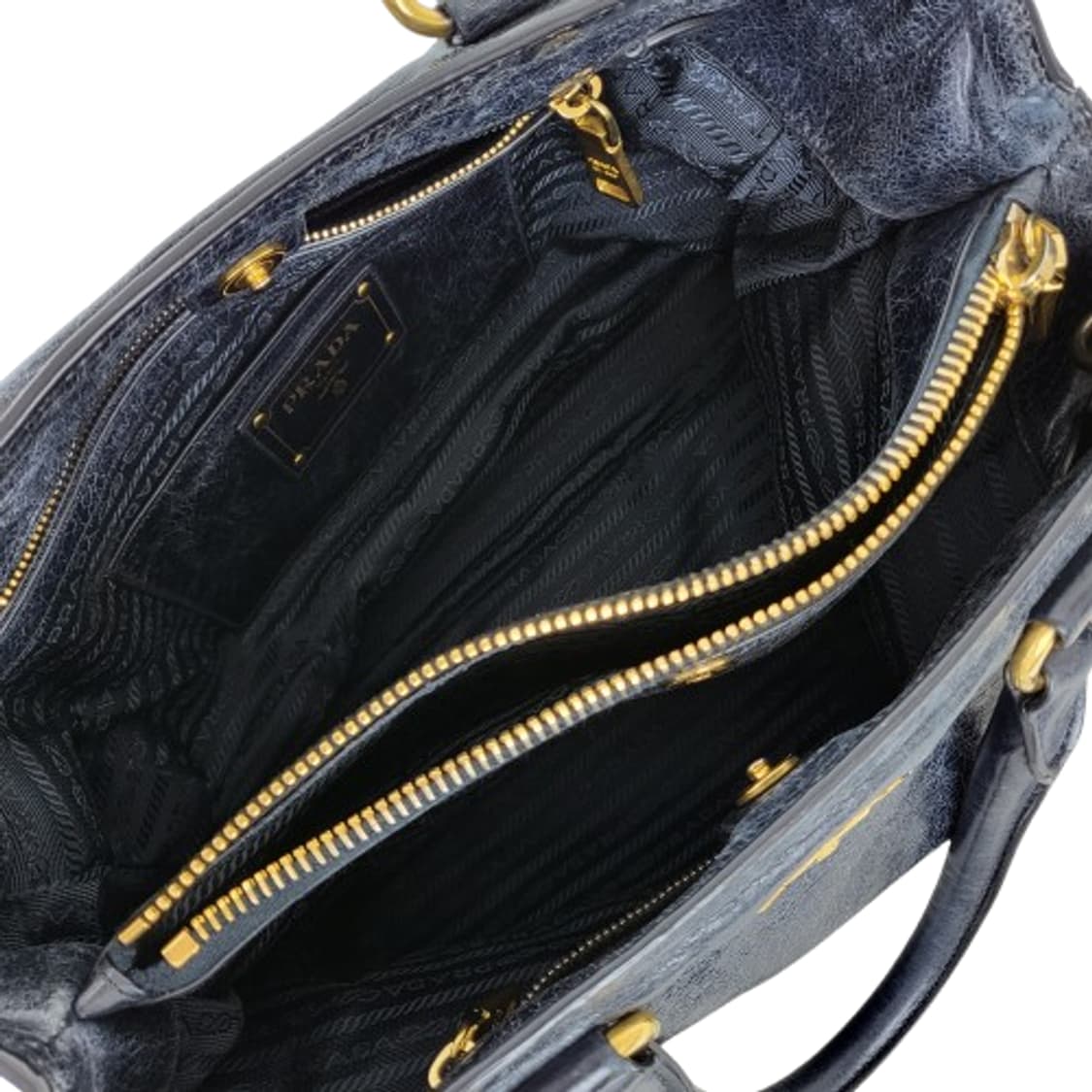 정품 프라다 비텔로 샤인 다크네이비 사첼백 상품이미지10