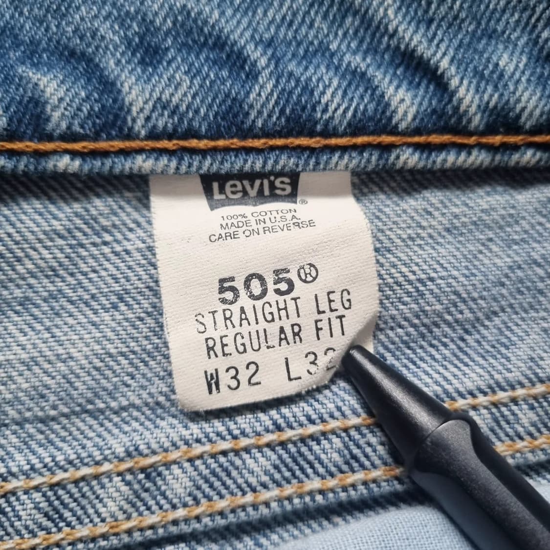 90s USA Levis 505 32/32 상품이미지5