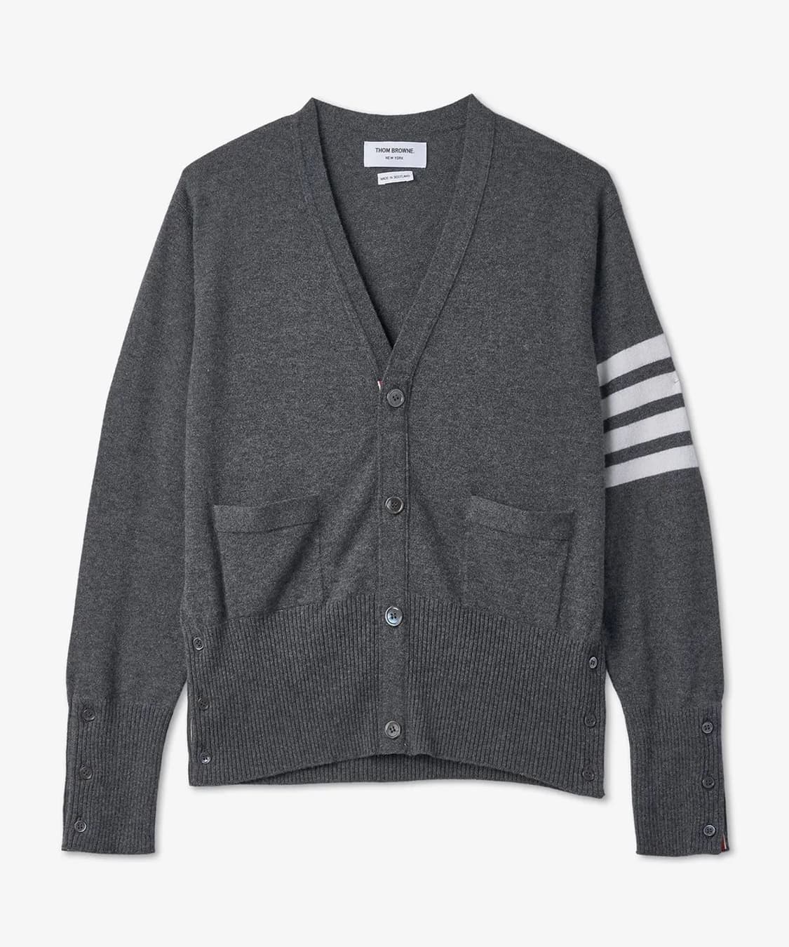 톰브라운 4 바 브이넥 가디건 상품이미지1