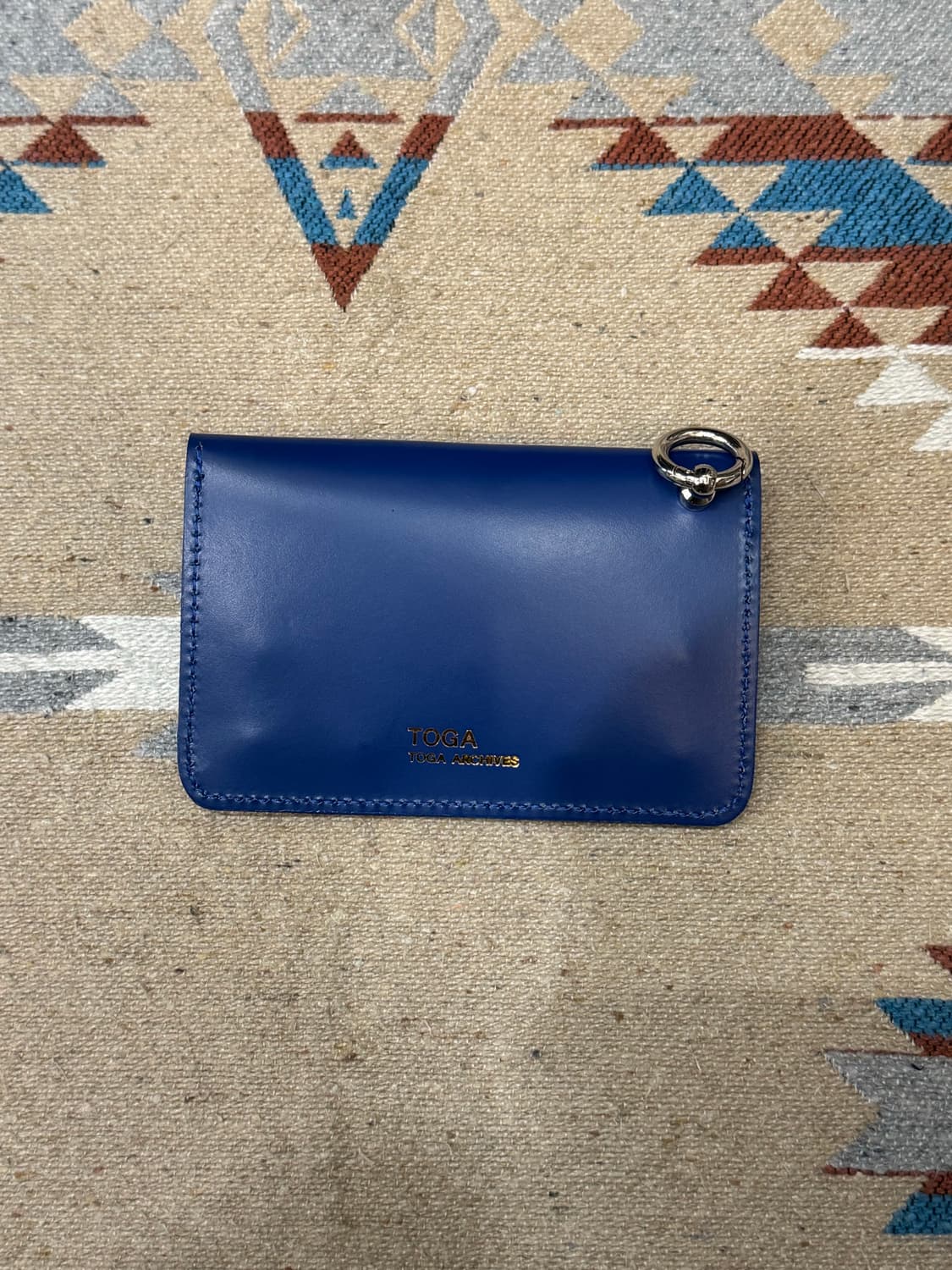 [OS] 토가 아카이브 스터드 카드 지갑 네이비  상품이미지3