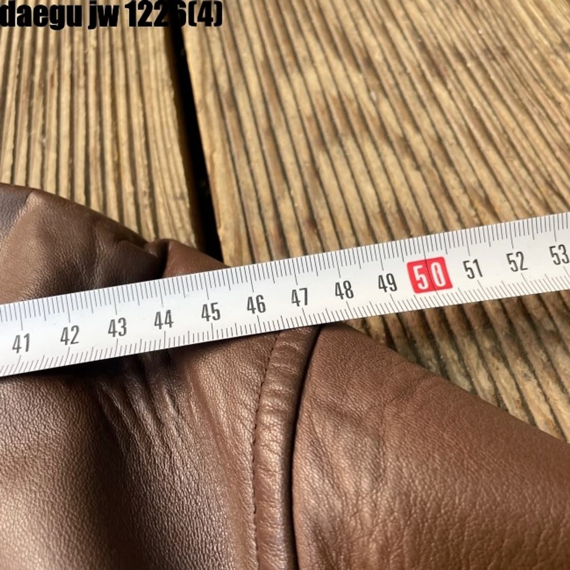 폴로 레더자켓 브라운 상품이미지9