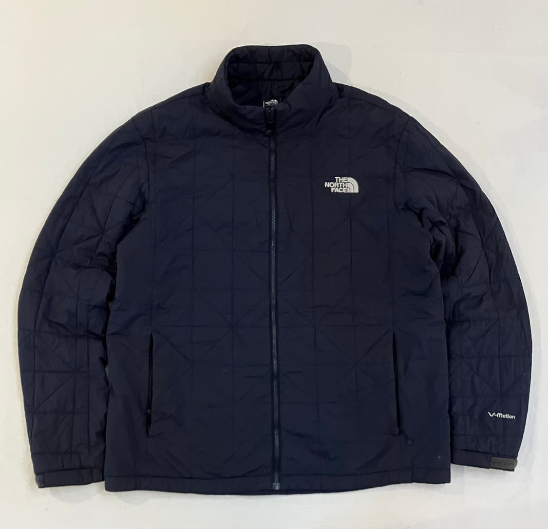 노스페이스 브이모션 바둑판 퀼팅 경량패딩 상품이미지1