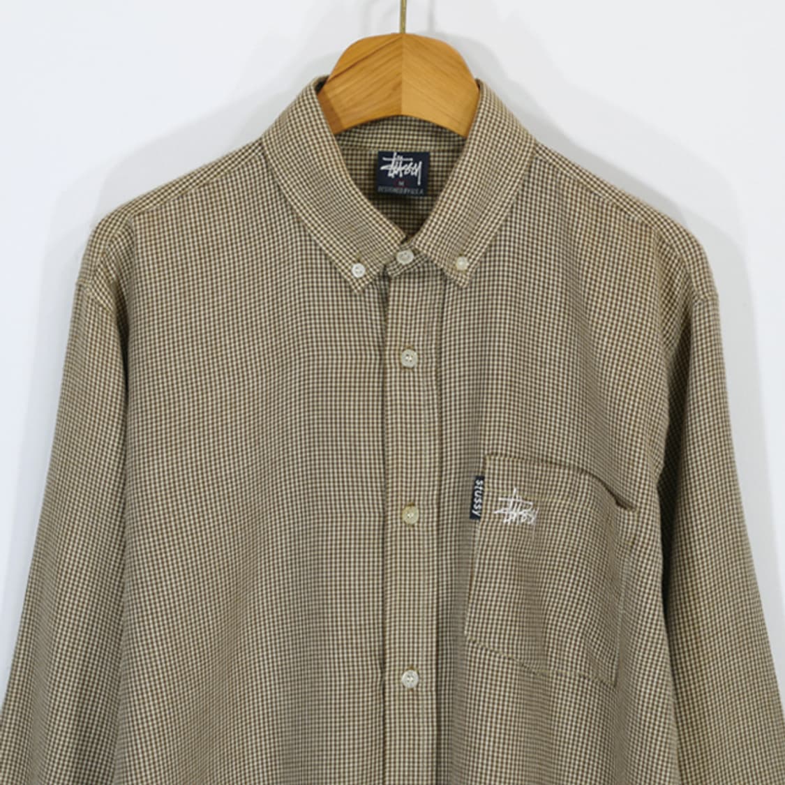 90s stussy 빈티지체크셔츠 상품이미지3