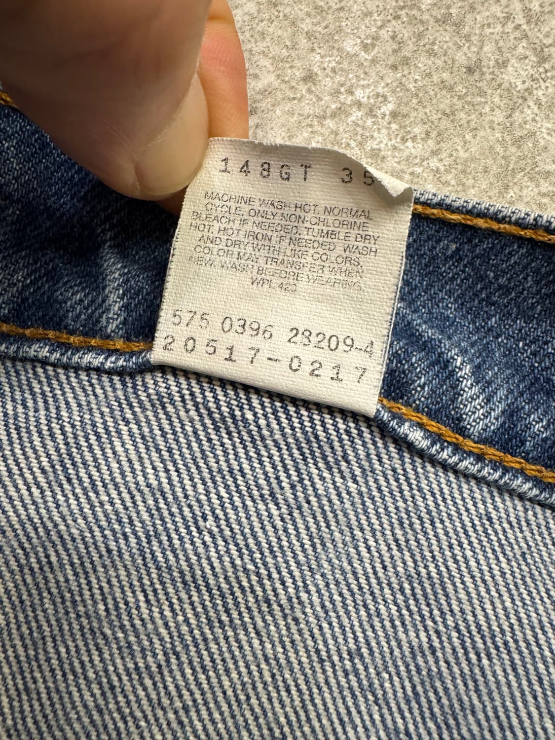 90s Levi's 517 부츠컷 데님팬츠 상품이미지5