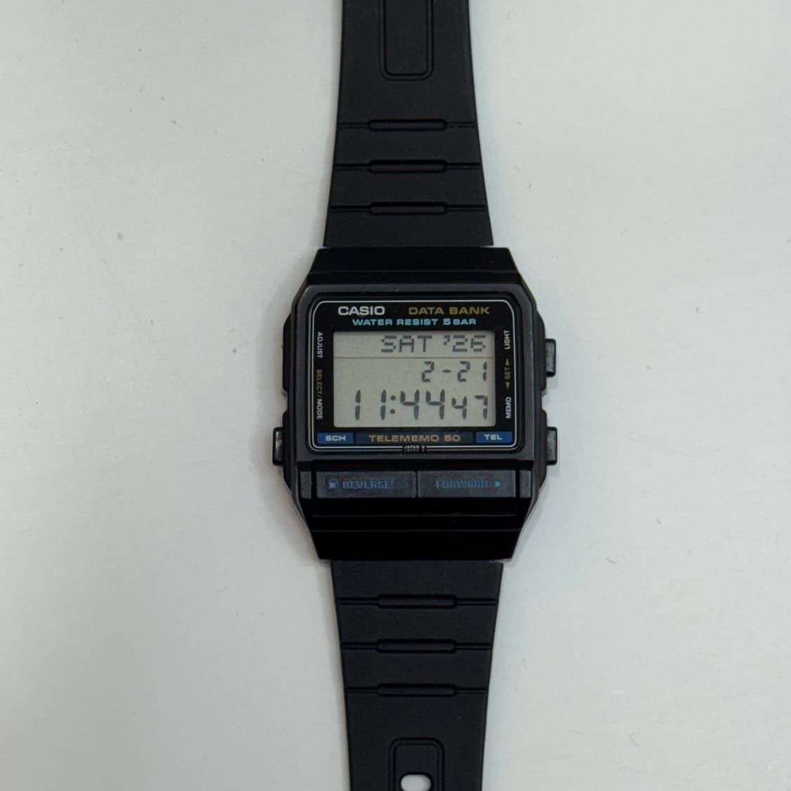 80s 빈티지 아카이브) 카시오 데이터뱅크 DB-55W (희귀 한국생산 상품이미지1