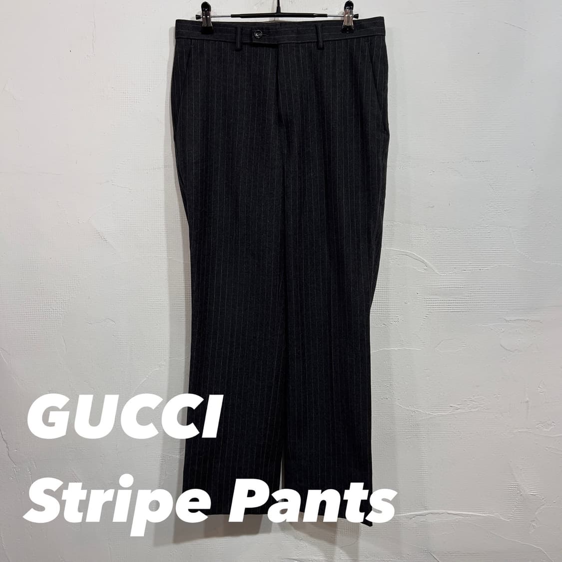 구찌 아카이브 스트라이프 슬랙스 상품이미지1