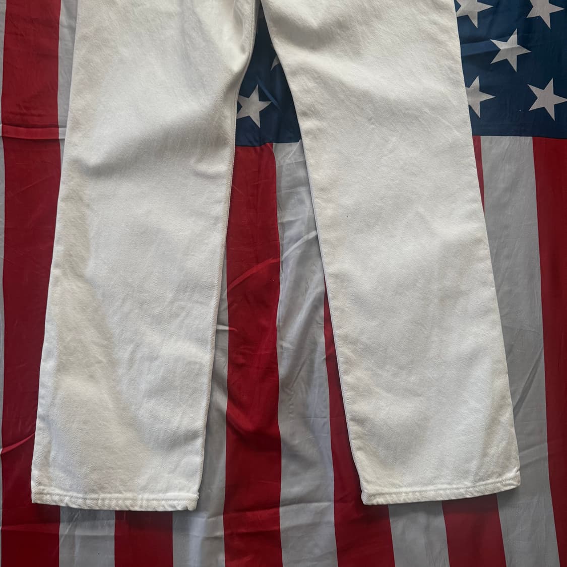 [34] Levi's 리바이스 90s 오렌지탭 화이트 데님 팬츠 -1 상품이미지9