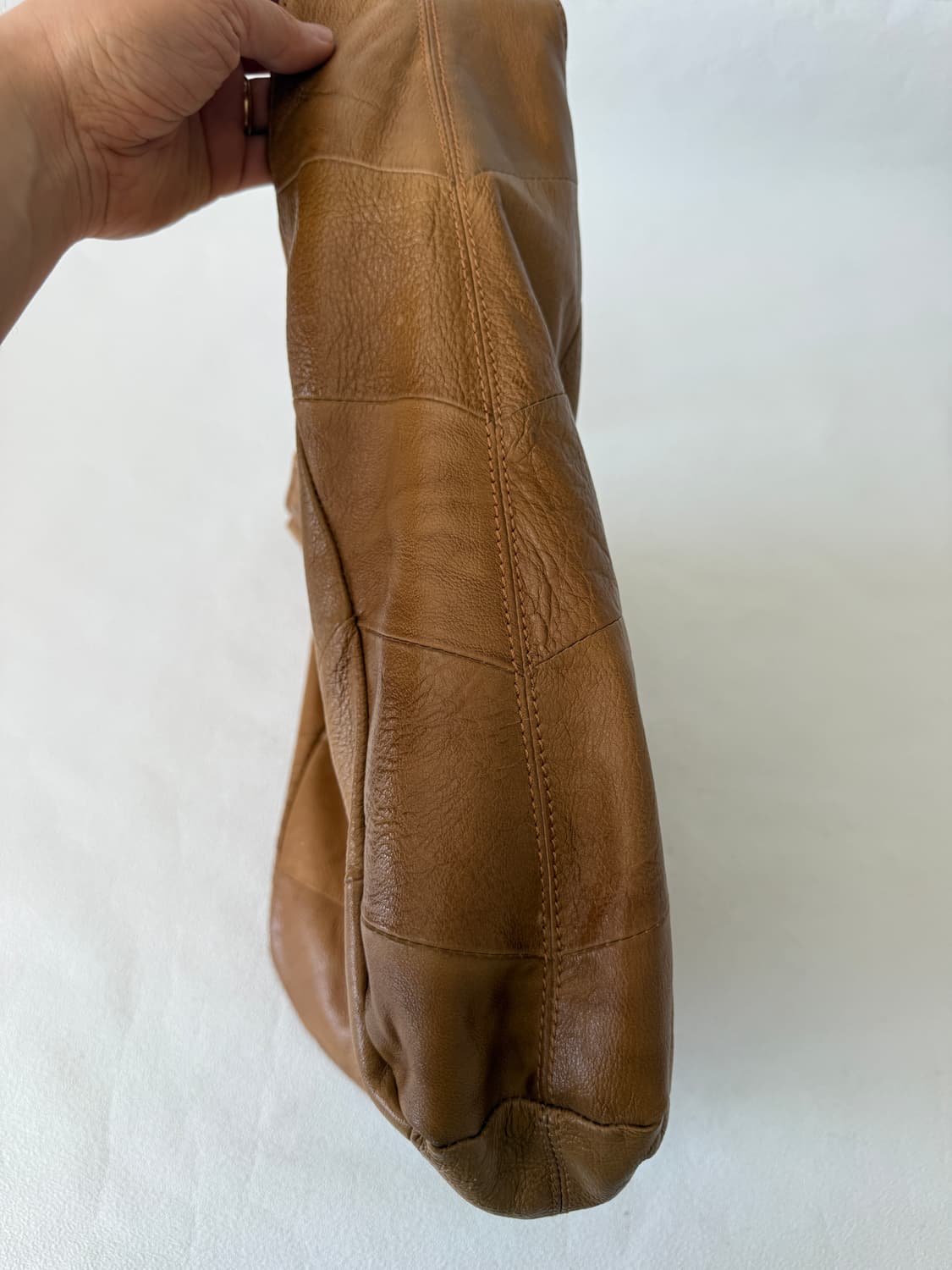 Pre owned 패치워크 레더 숄더백 상품이미지5