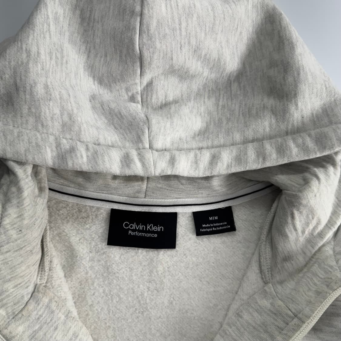 Calvin Klein 켈빈클라인 사이드로고 멜란지 후드집업 상품이미지6