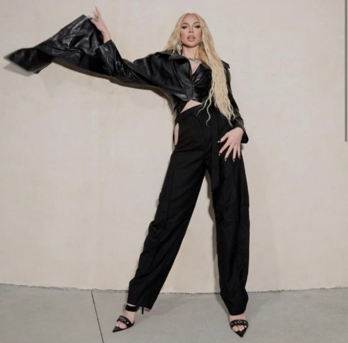 Mugler H&M 콜라보 슬랙스 38 상품이미지6