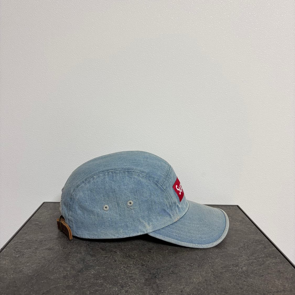 (OS) 슈프림 박스로고 캠프캡 모자 21SS 워시드 데님 상품이미지4