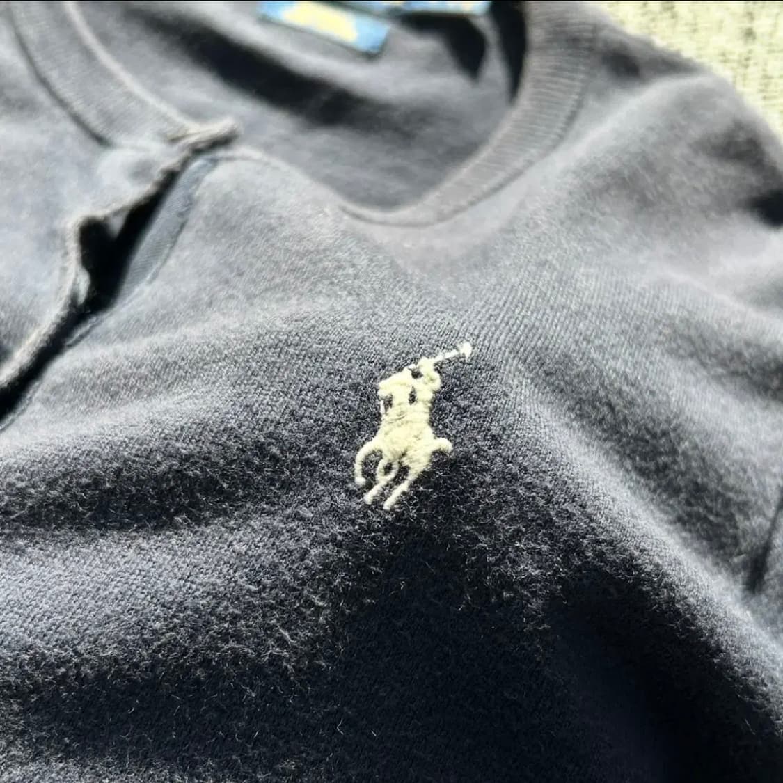 폴로 랄프로렌 피마코튼 네이비 가디건 L 상품이미지3