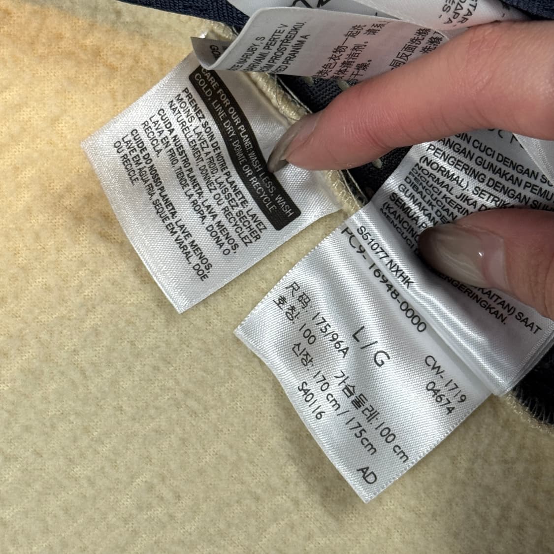 L) 리바이스 레트로 양털 베스트 아이보리 상품이미지8