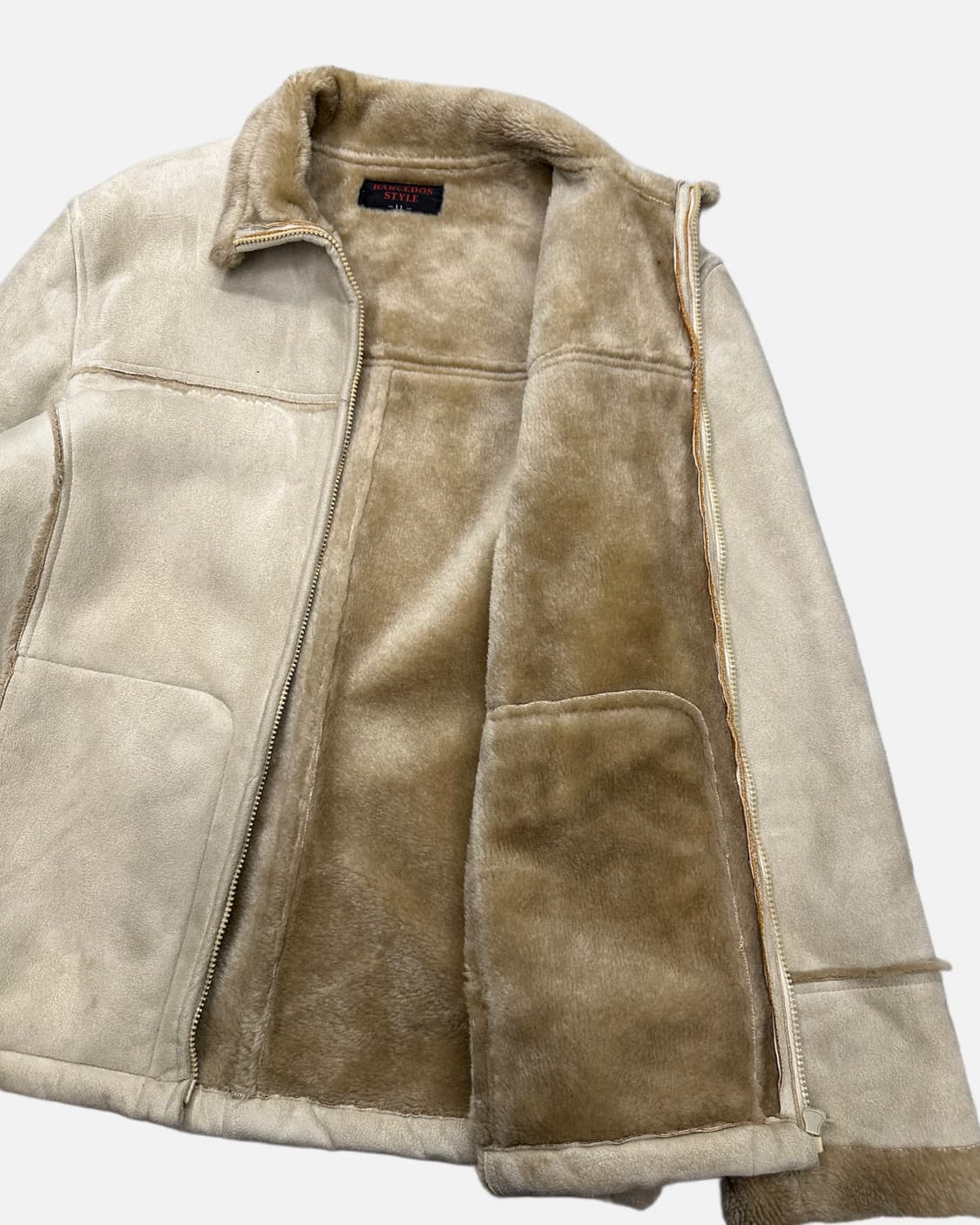 BARCEDOS beige fur shearling jacket 상품이미지4