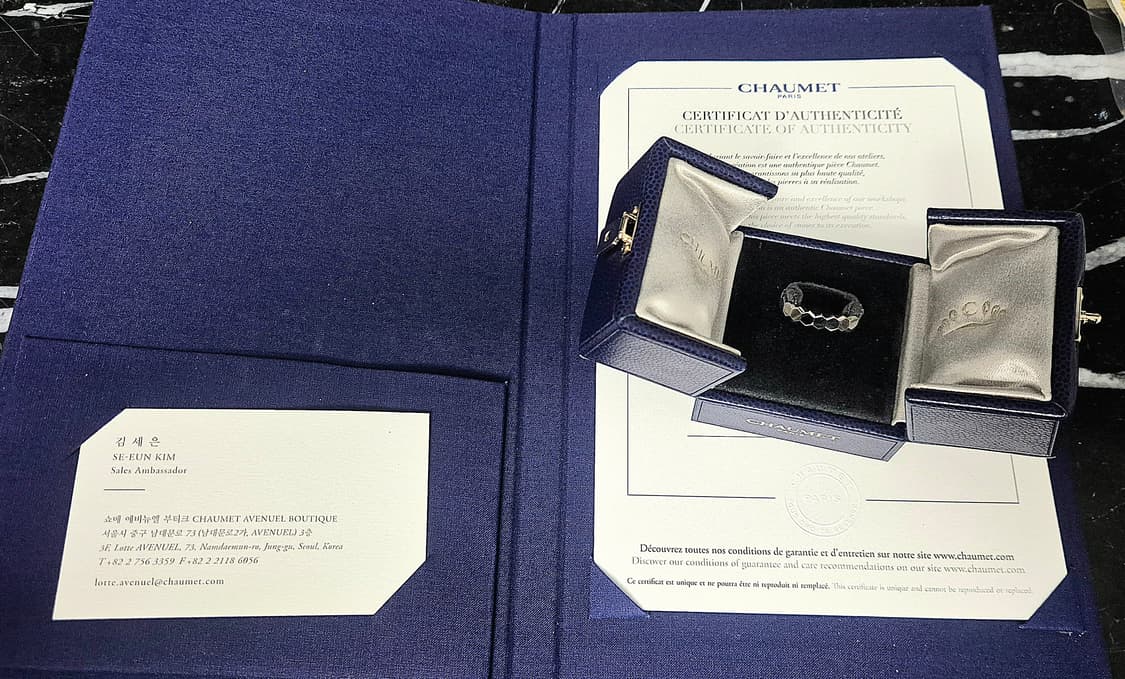 쇼메 비마이러브 비드쇼메 원다이아링 상품이미지7