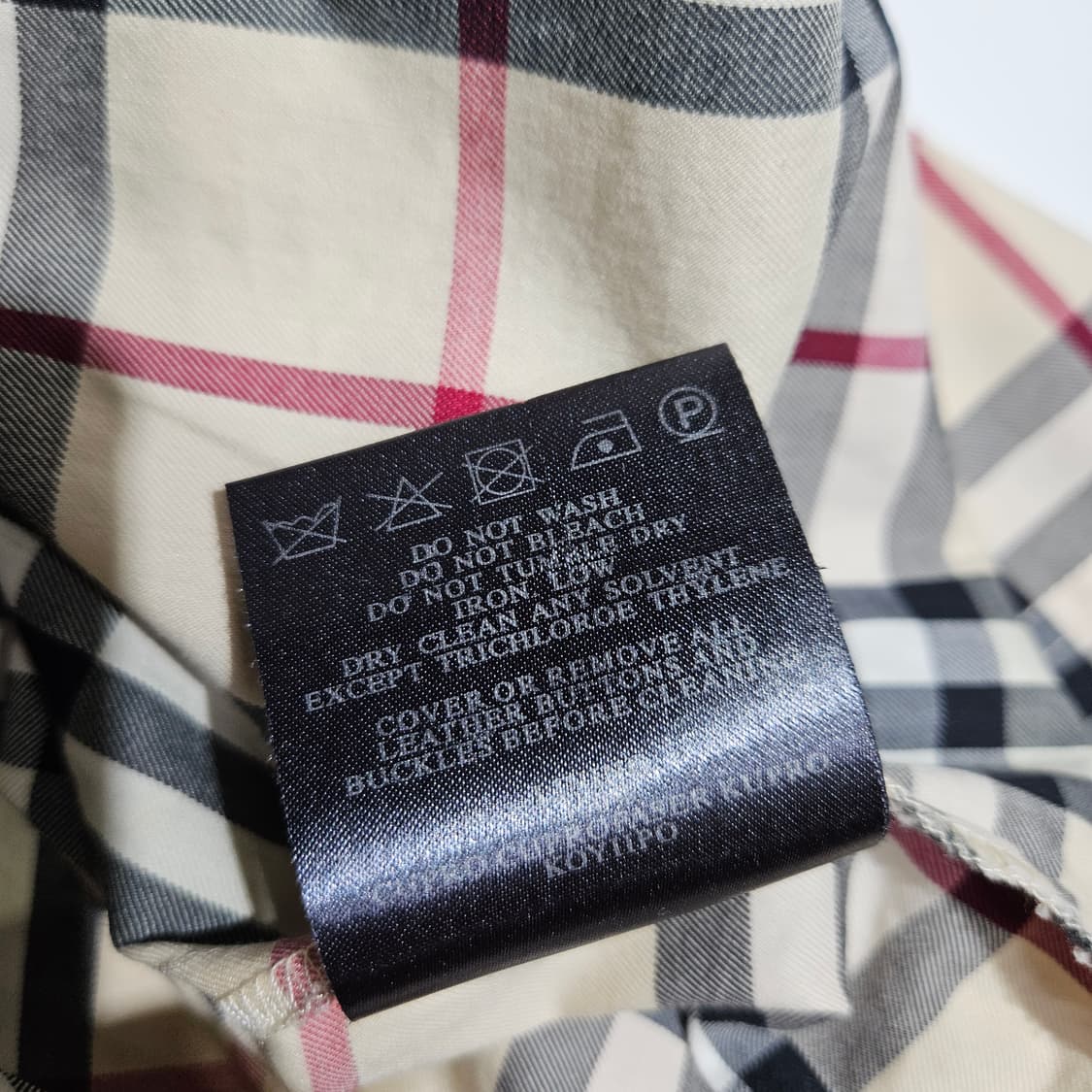 버버리 노바체크 원피스[M~L] 상품이미지6