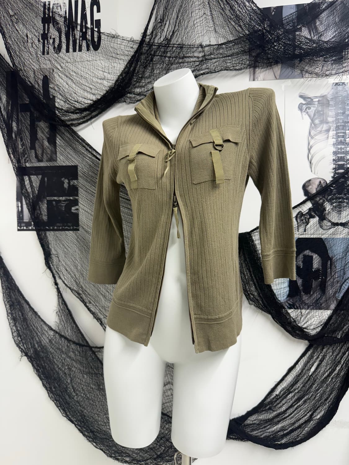 00s pocket detailed two way zip up 상품이미지3