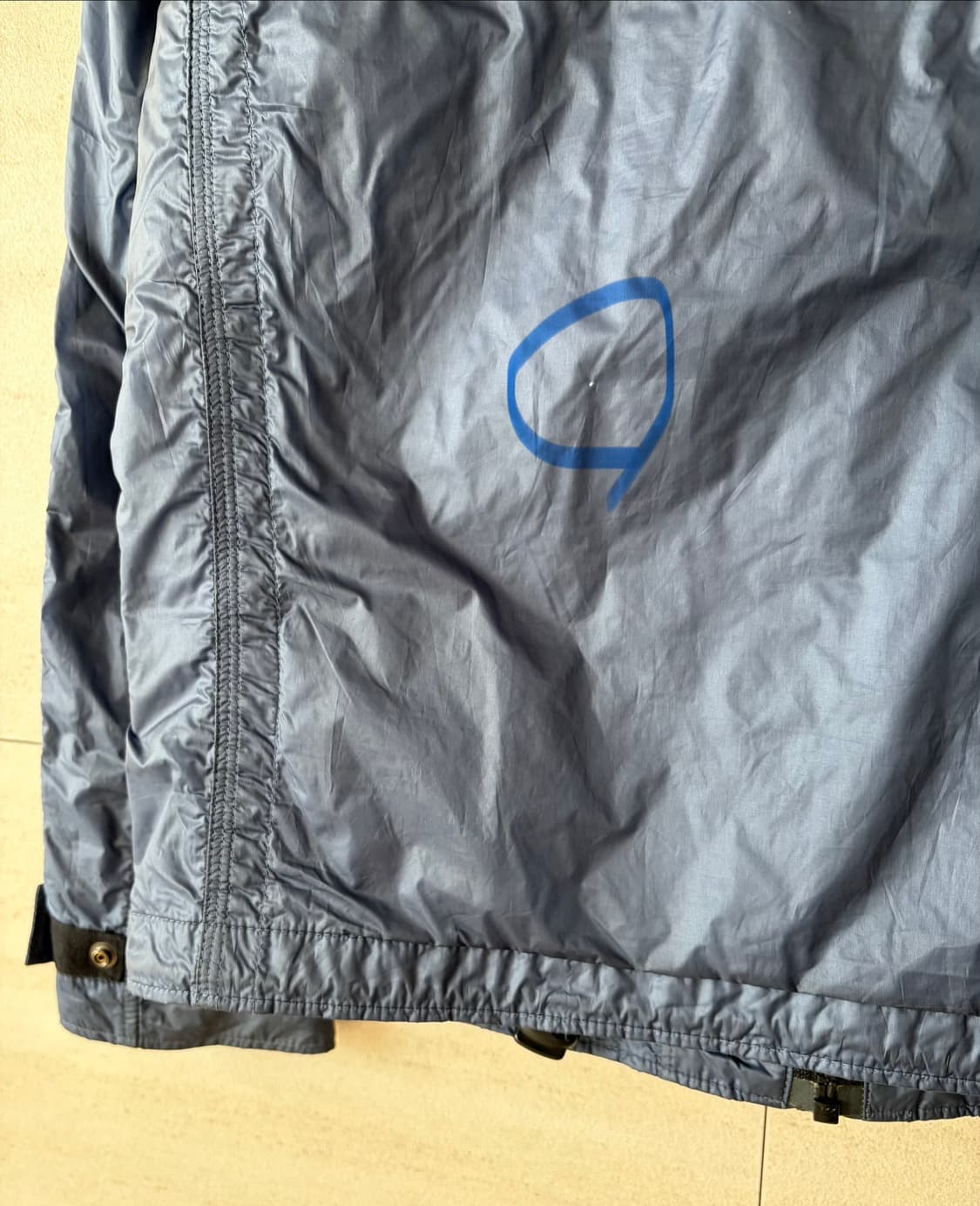 스톤아일랜드 마이크로 립스탑 Tyveck 바람막이 상품이미지7