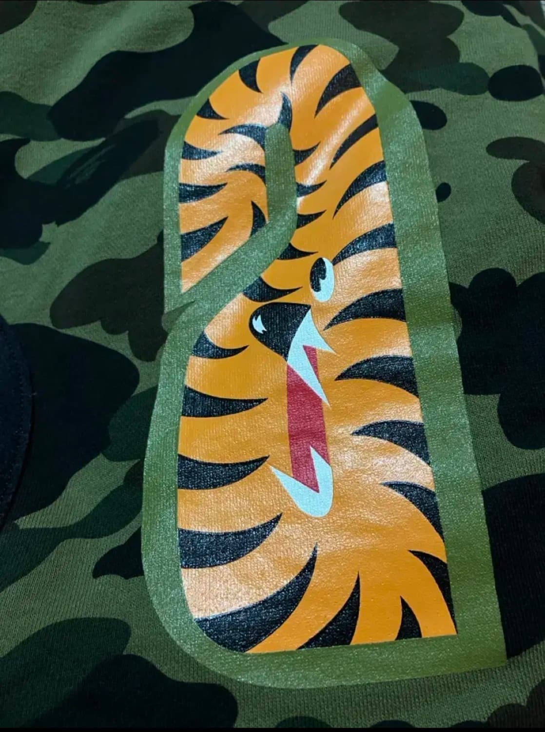 베이프 샤크후드 퍼스트 카고 아미 그린 XL 상품이미지10