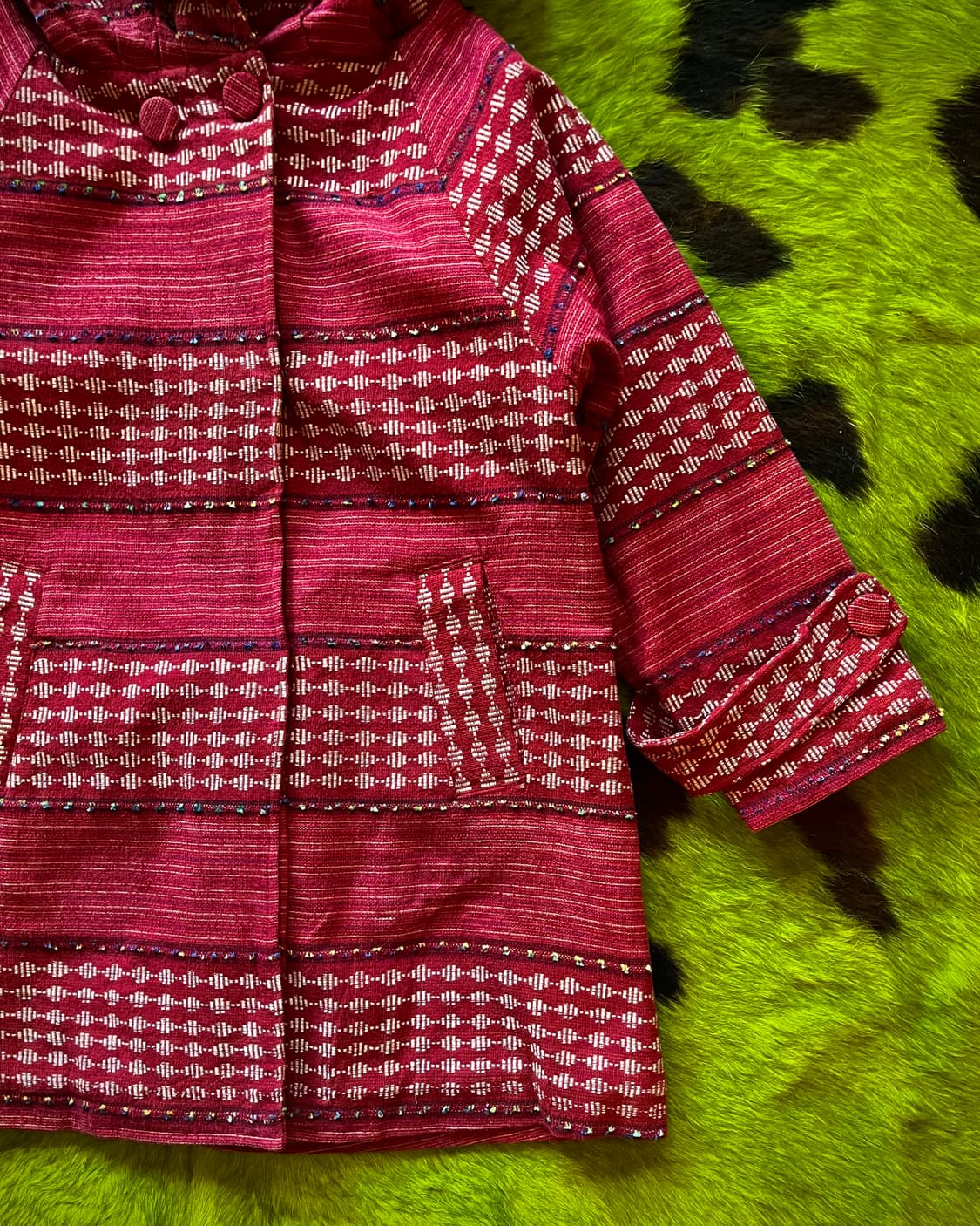 TITICACA Japan Big Hood Ethnic Coat 상품이미지6