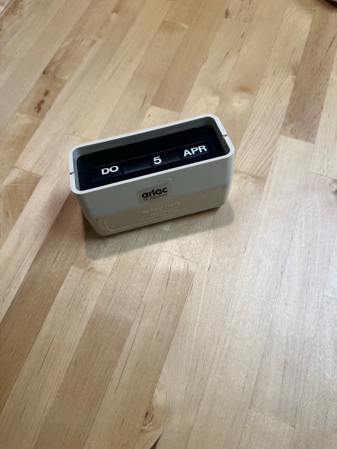 (Vintage) 70s arlac dati 아이보리 만년달력 독일 상품이미지5