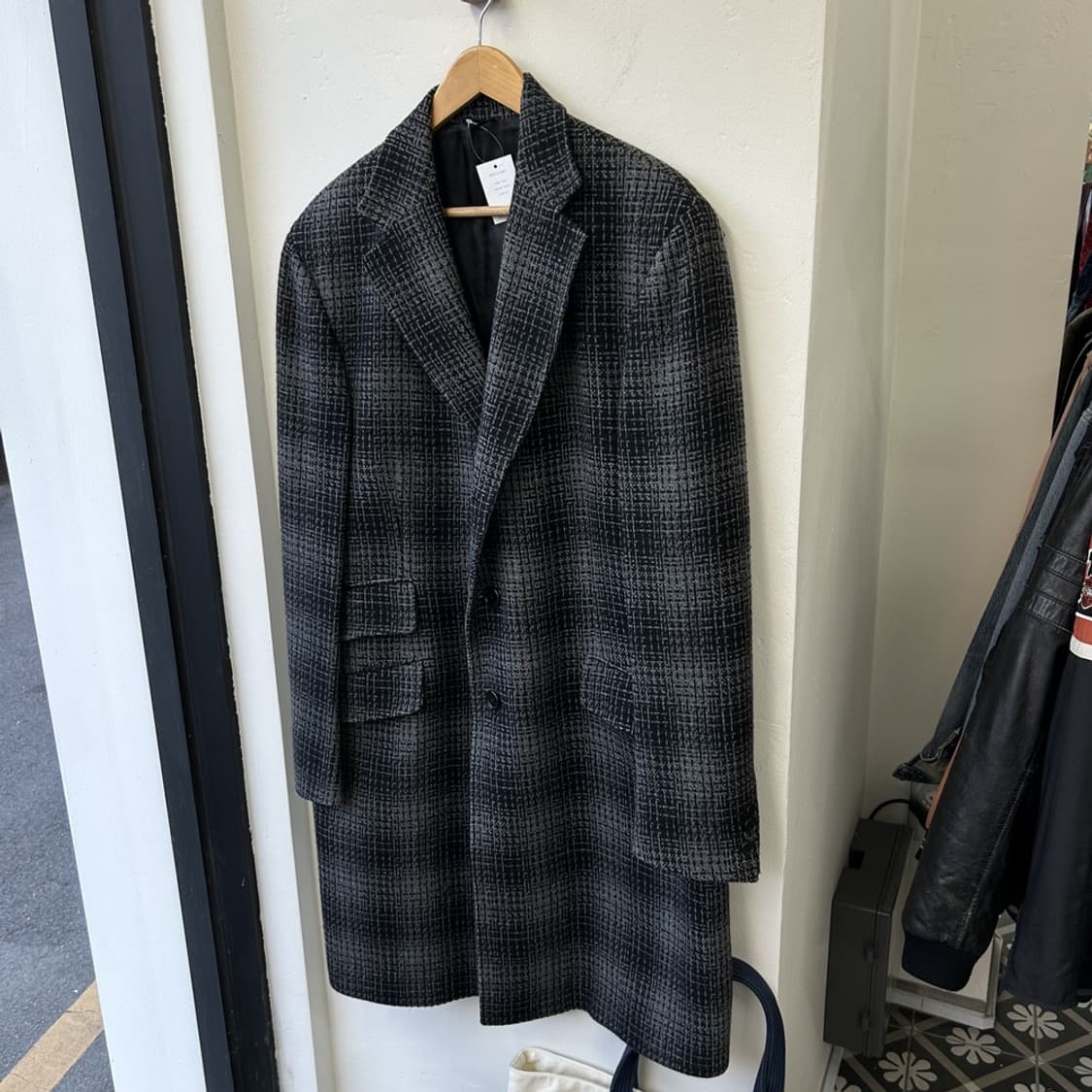 15777 - 버버리 체크 울 코트 (라나 울 100%) 상품이미지2