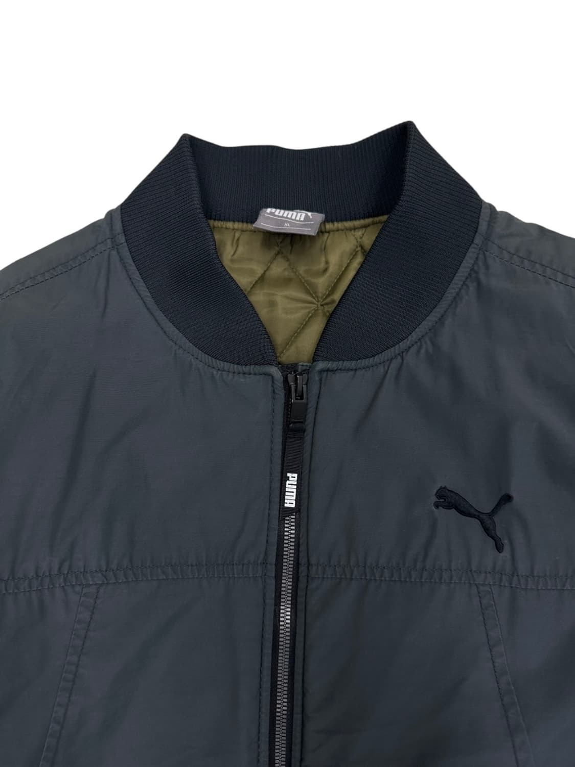 퓨마 푸마 퀄팅 항공점퍼 다크그레이 (XL) 상품이미지3
