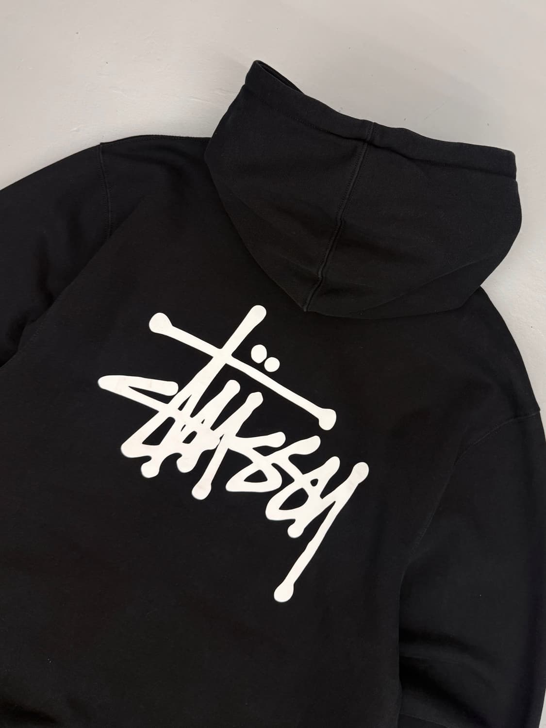 스투시 오버사이즈 빅스탁로고 해비스웻 후드 상품이미지5