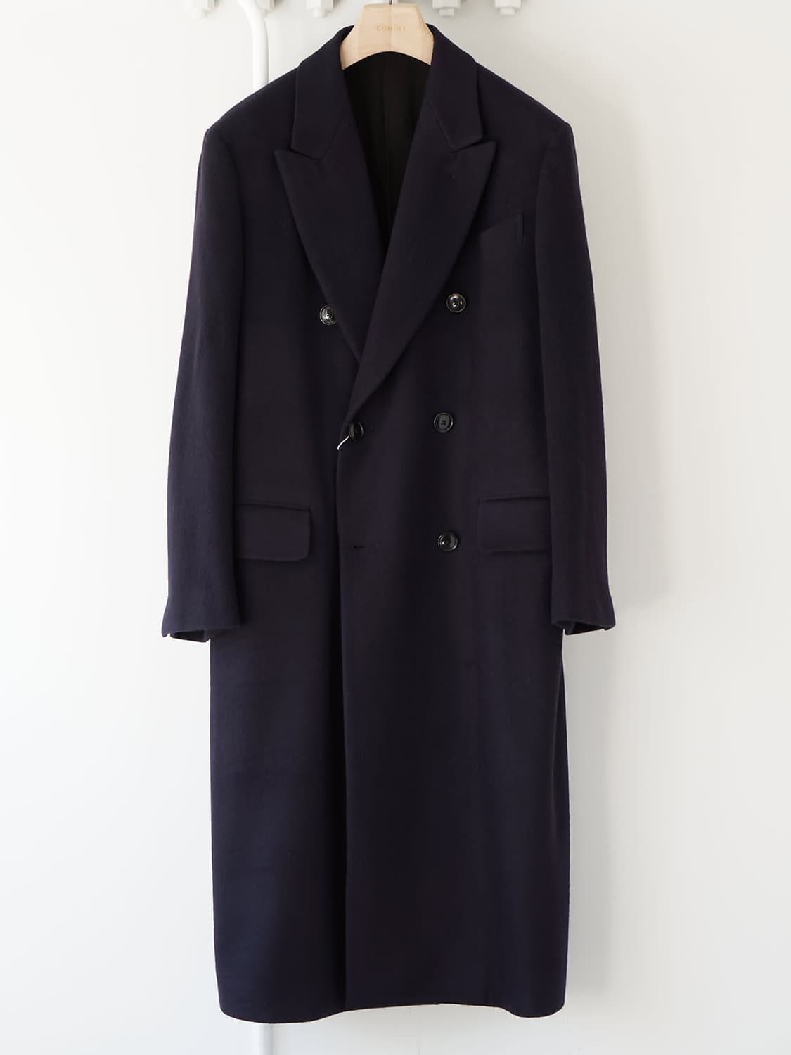 23aw comoli 코모리 캐시미어 더블 체스터 코트 3 상품이미지1