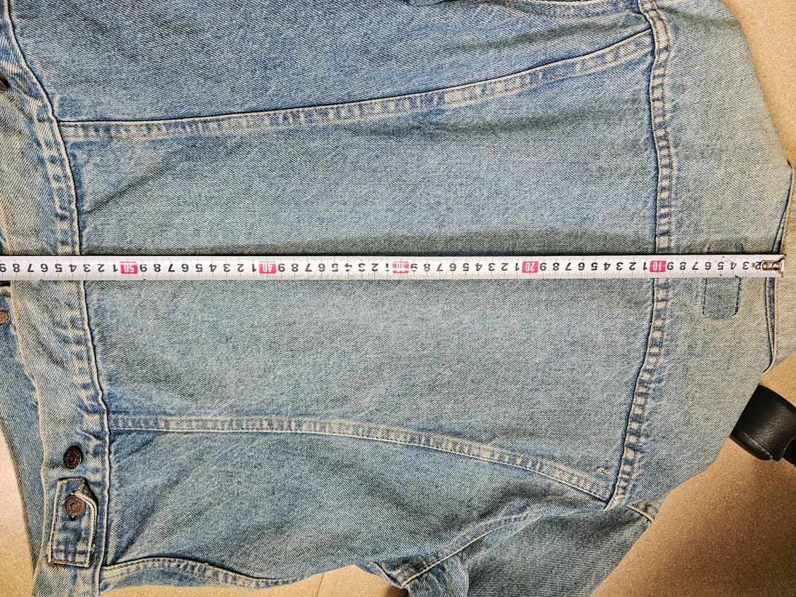 80s 미제 타입3 리바이스 데님 트러커 44r 청자켓 상품이미지5