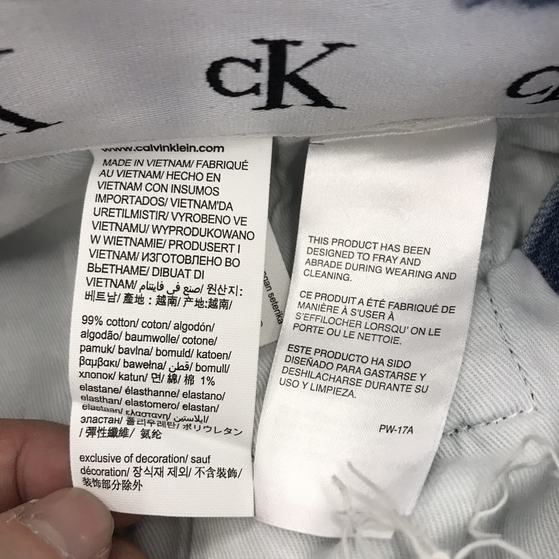 캘빈클라인 CK 가죽탭 MOM JEAN [여성28인치] 상품이미지7