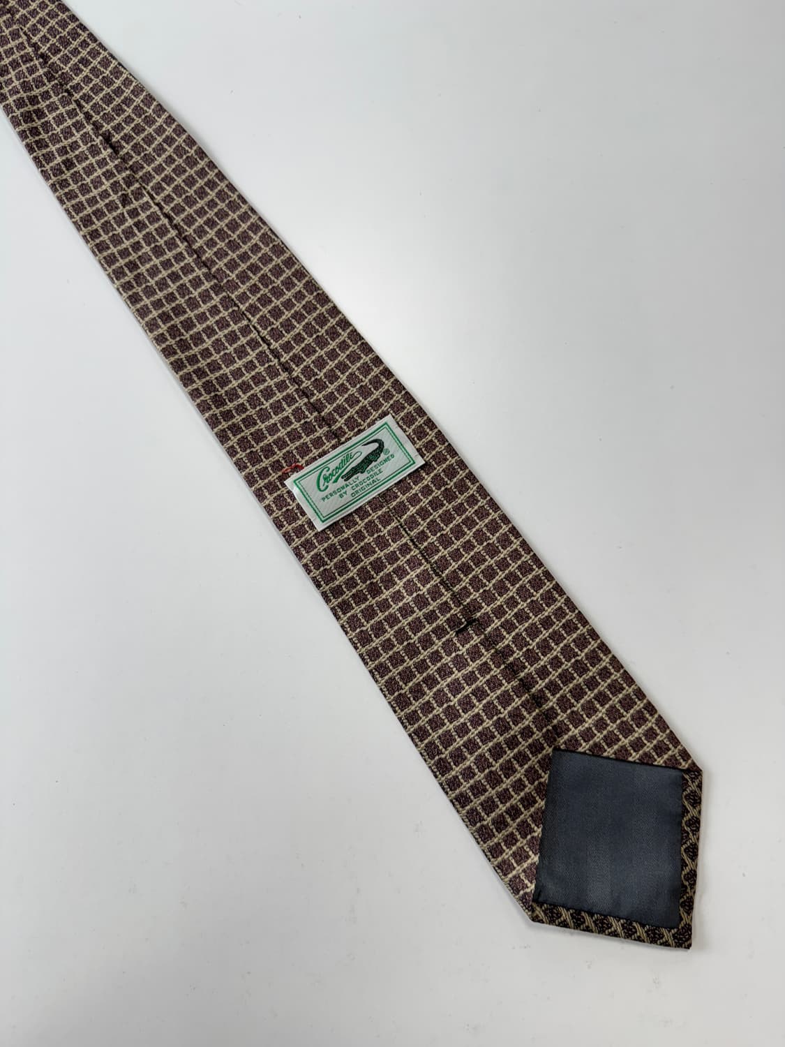 크로커다일(Crocodile) 실크 넥타이 8.7cm 상품이미지3