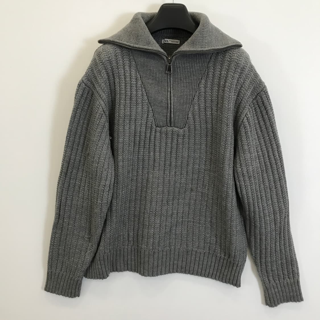 자라 하프집업 하찌니트 [XL] 상품이미지1