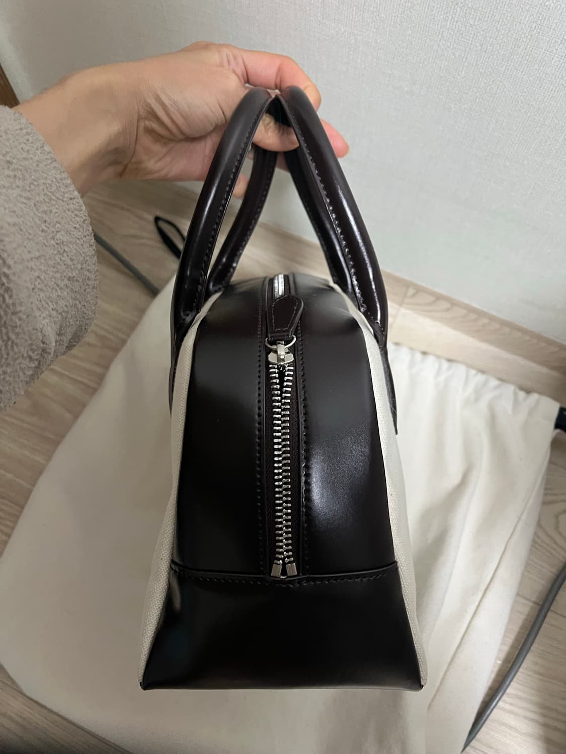 낫띵리튼 골프백 미니 캔버스 브라운 상품이미지5