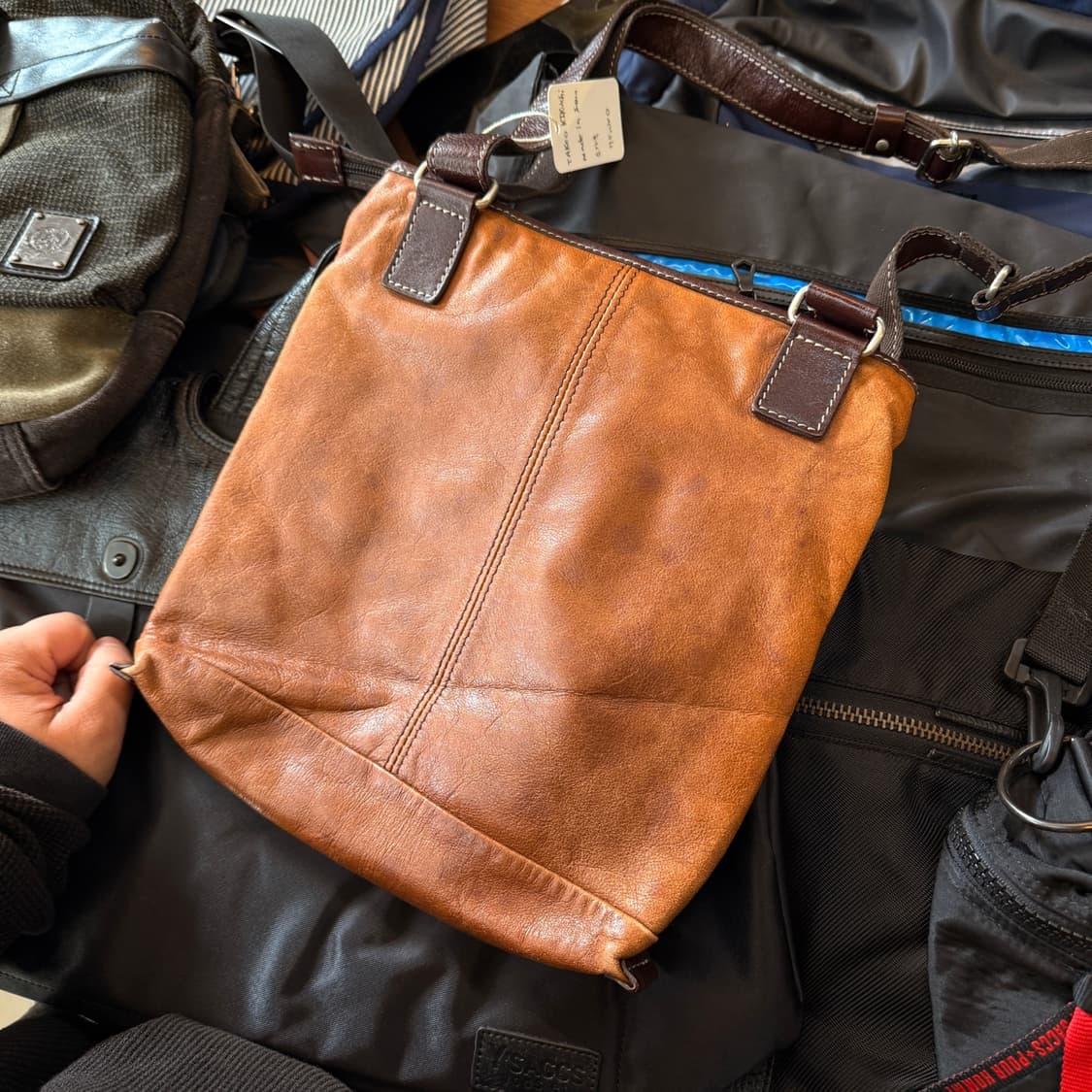 타케오 키쿠치 카우레더 숄더백 일본생산 상품이미지3