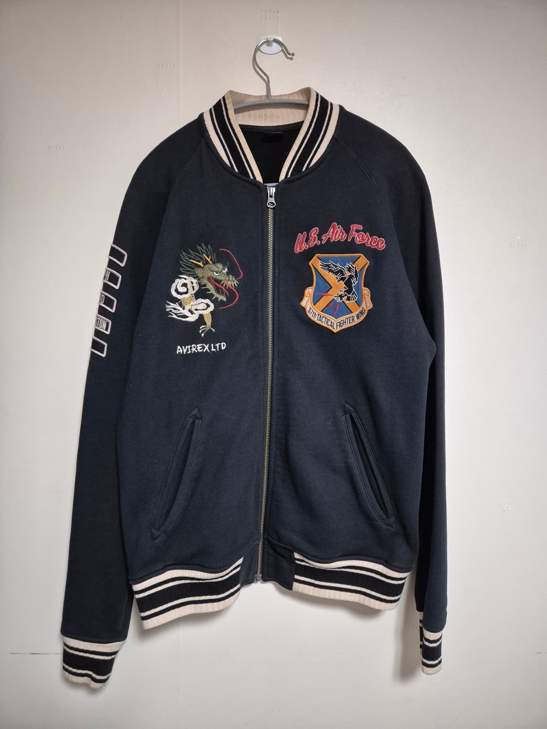 아비렉스 미 공군 자수 집업 상품이미지1