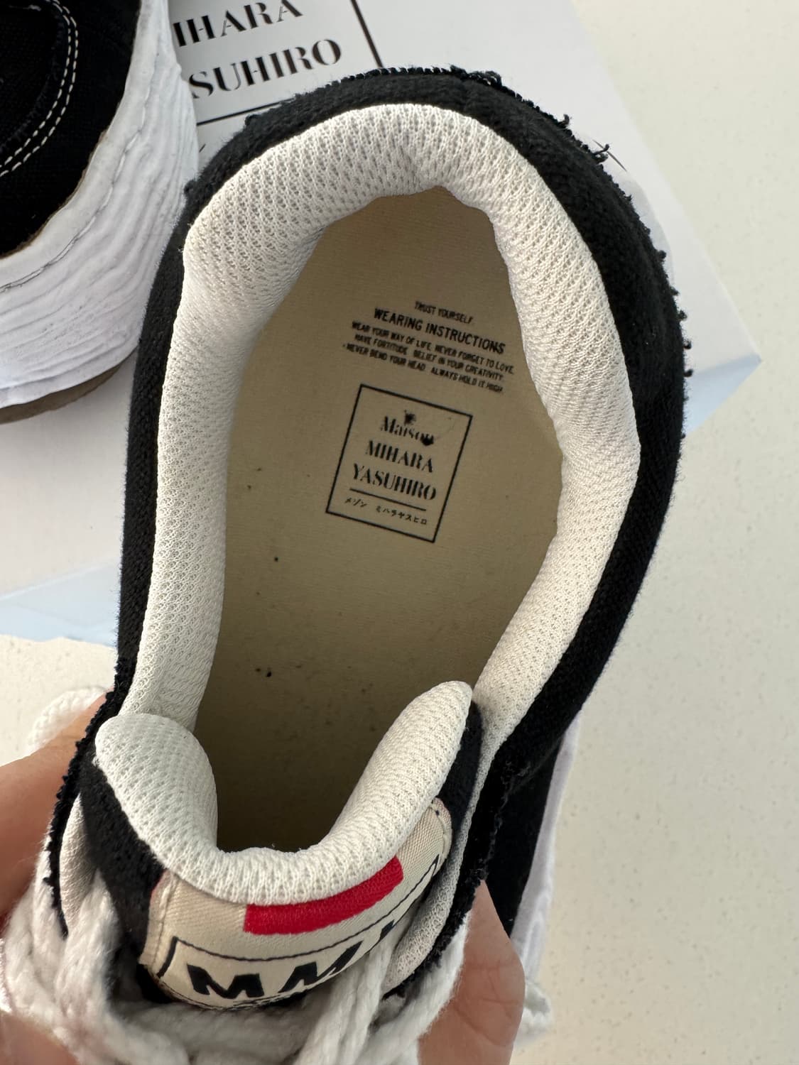 메종 미하라 야스히로 스니커즈 올리버 캔버스 로우탑 41 사이즈 상품이미지3