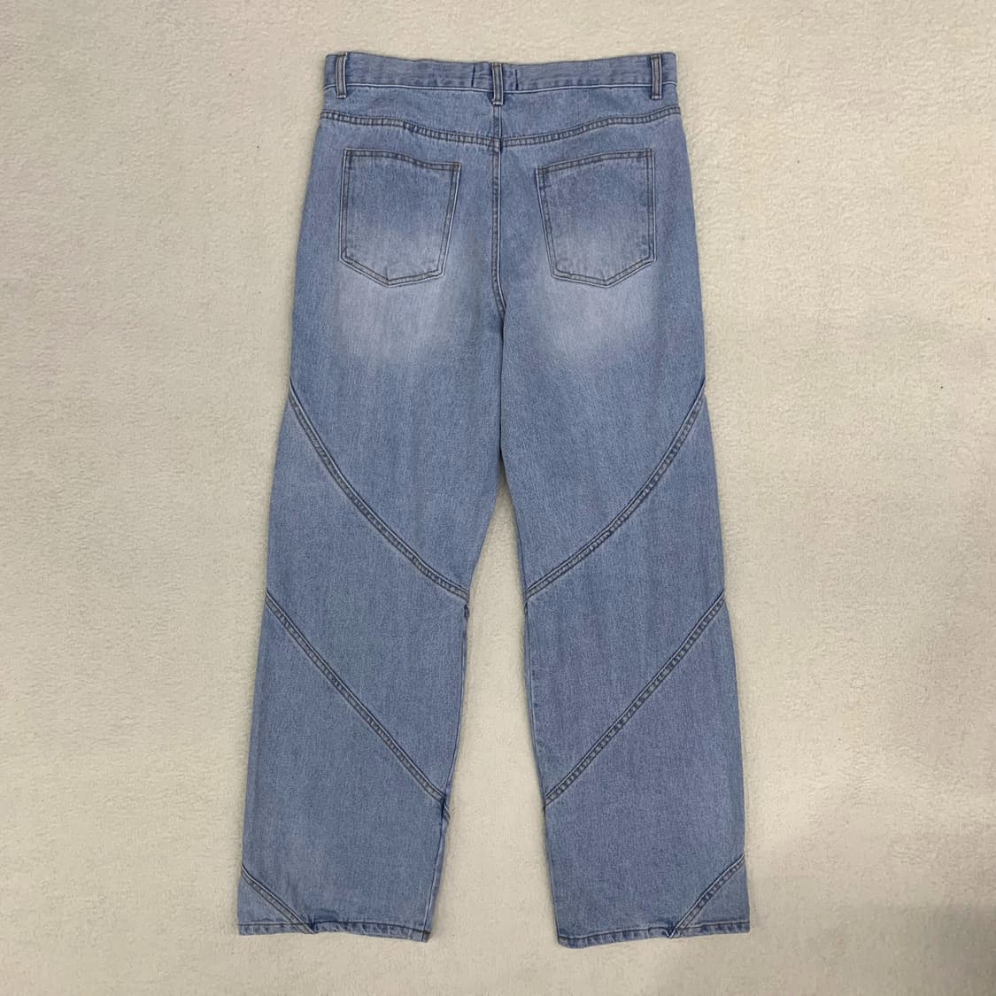 [34] VTG 와이드핏 패치워크 데님팬츠 상품이미지3