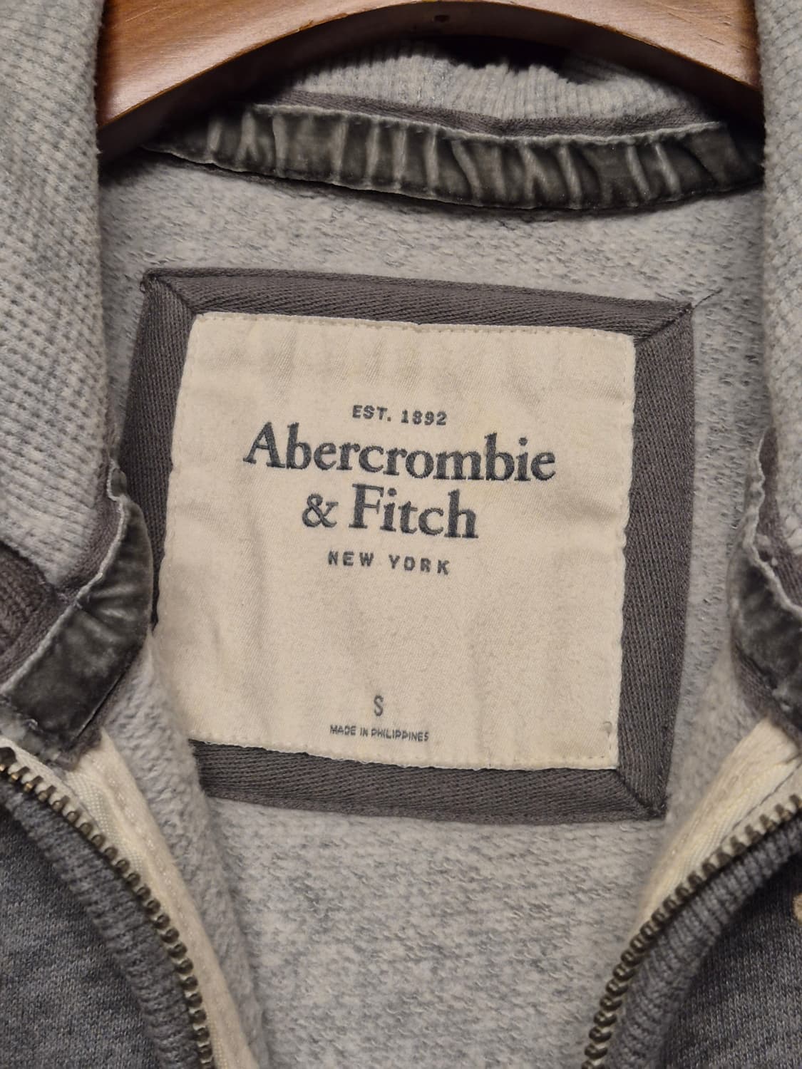 ABERCROMBIE GRAY HOODIE ZIPUP  상품이미지6