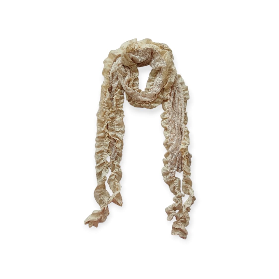 갸루 레이스 빈티지 스카프 상품이미지1