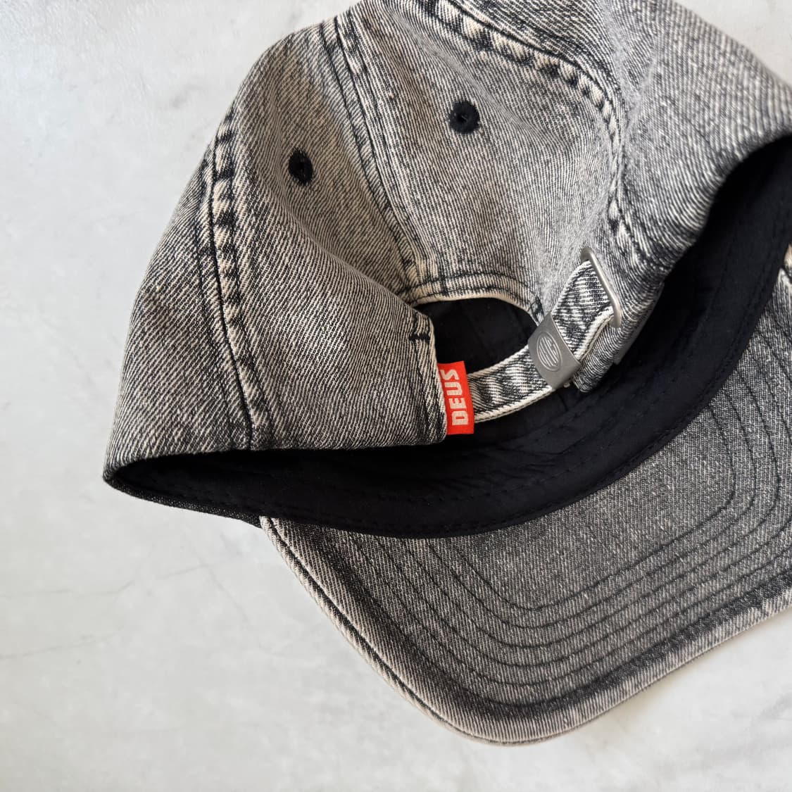 데우스 엑스 마키나 오티즈 데님 캡 라이트 블랙 상품이미지2