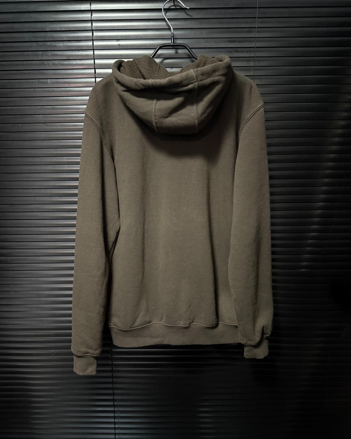 칼하트 기모 안감 브라운 갈색 후드 집업 S 90 오버핏 워크 후디 스웻 상품이미지6