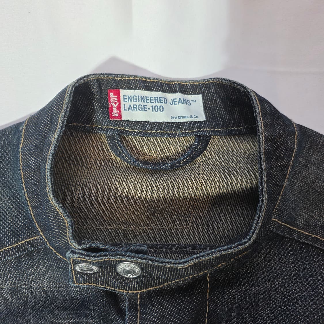 [L/100]00s 리바이스 엔지니어드 엔진 데님자켓 상품이미지2