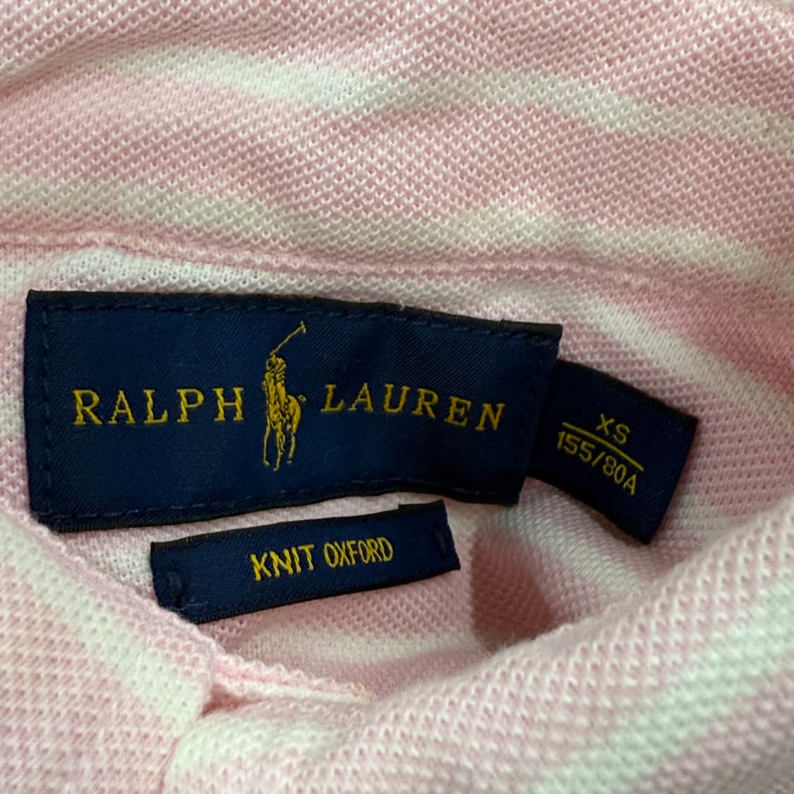 [정품/XS] 폴로 랄프로렌 스트라이프 셔츠 핑크 b15 상품이미지5