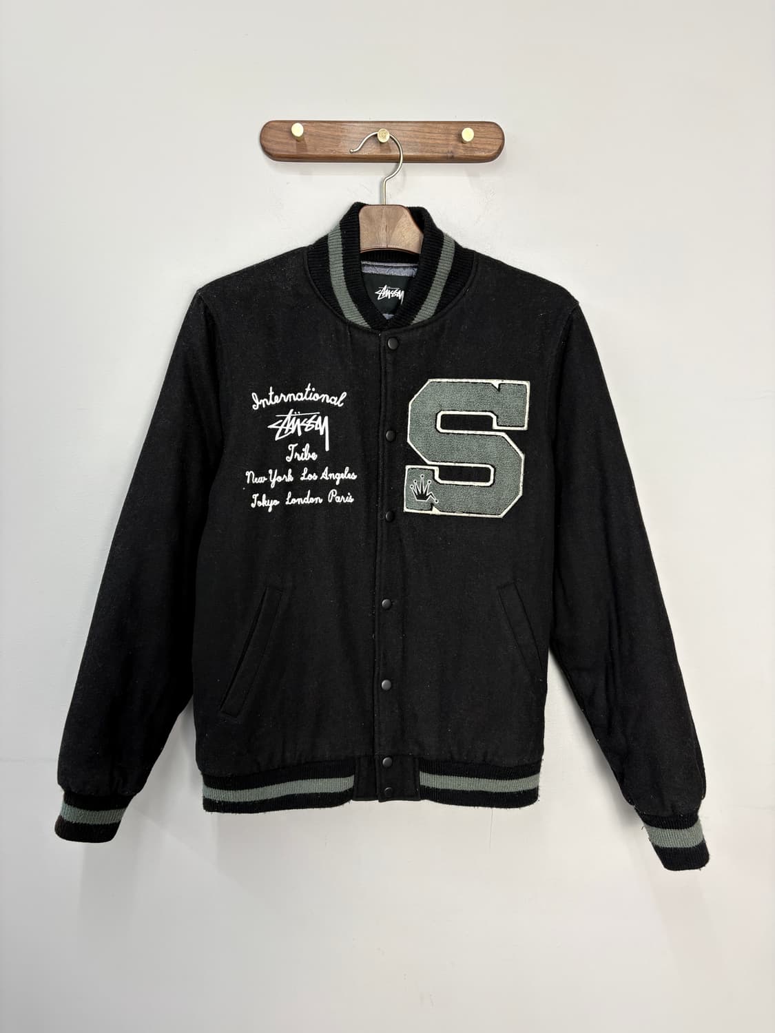 스투시 빅S 레터맨 바시티 자켓 A3618 상품이미지2