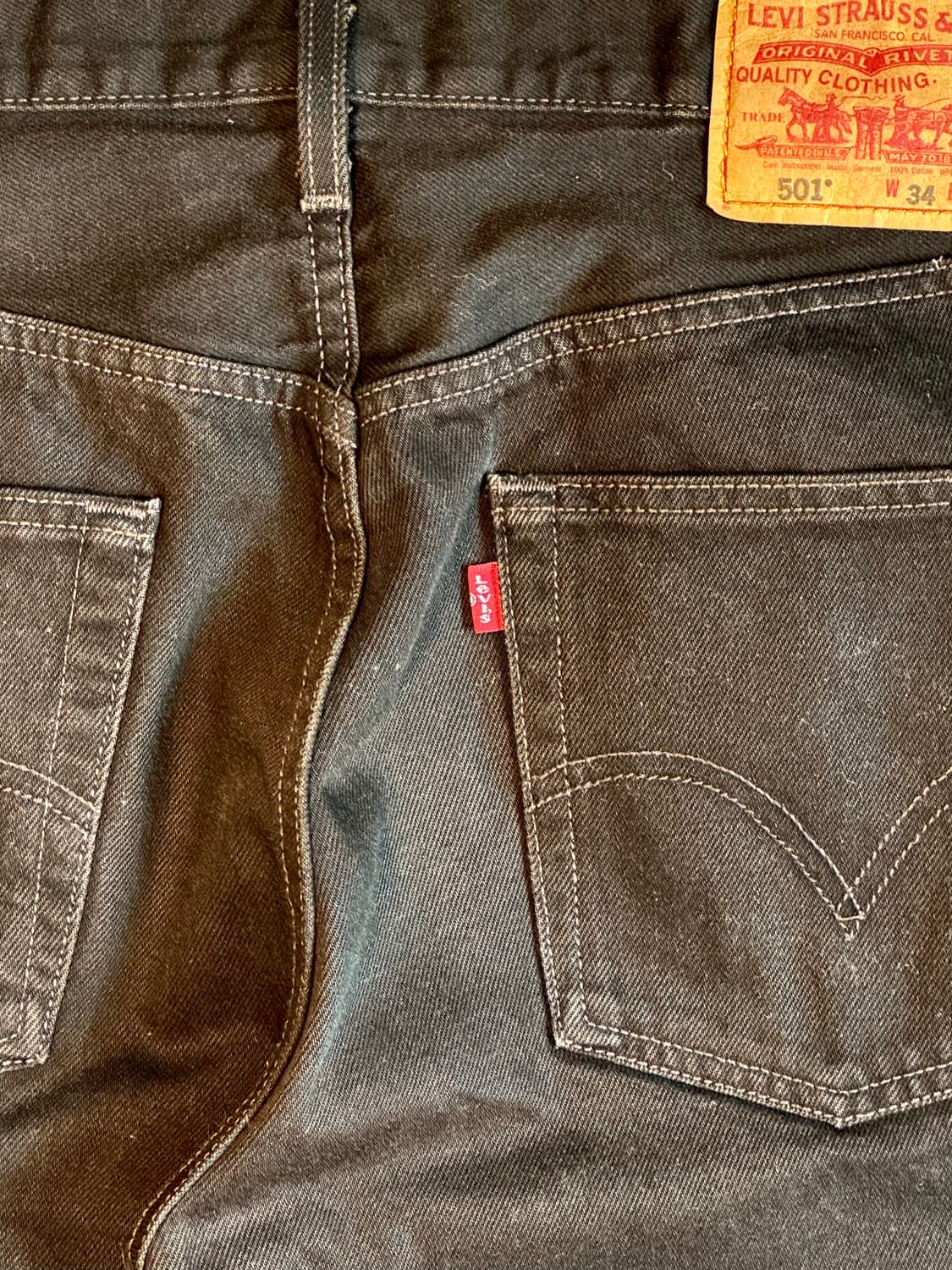 00s 리바이스 맥시코 501 블랙진 상품이미지8