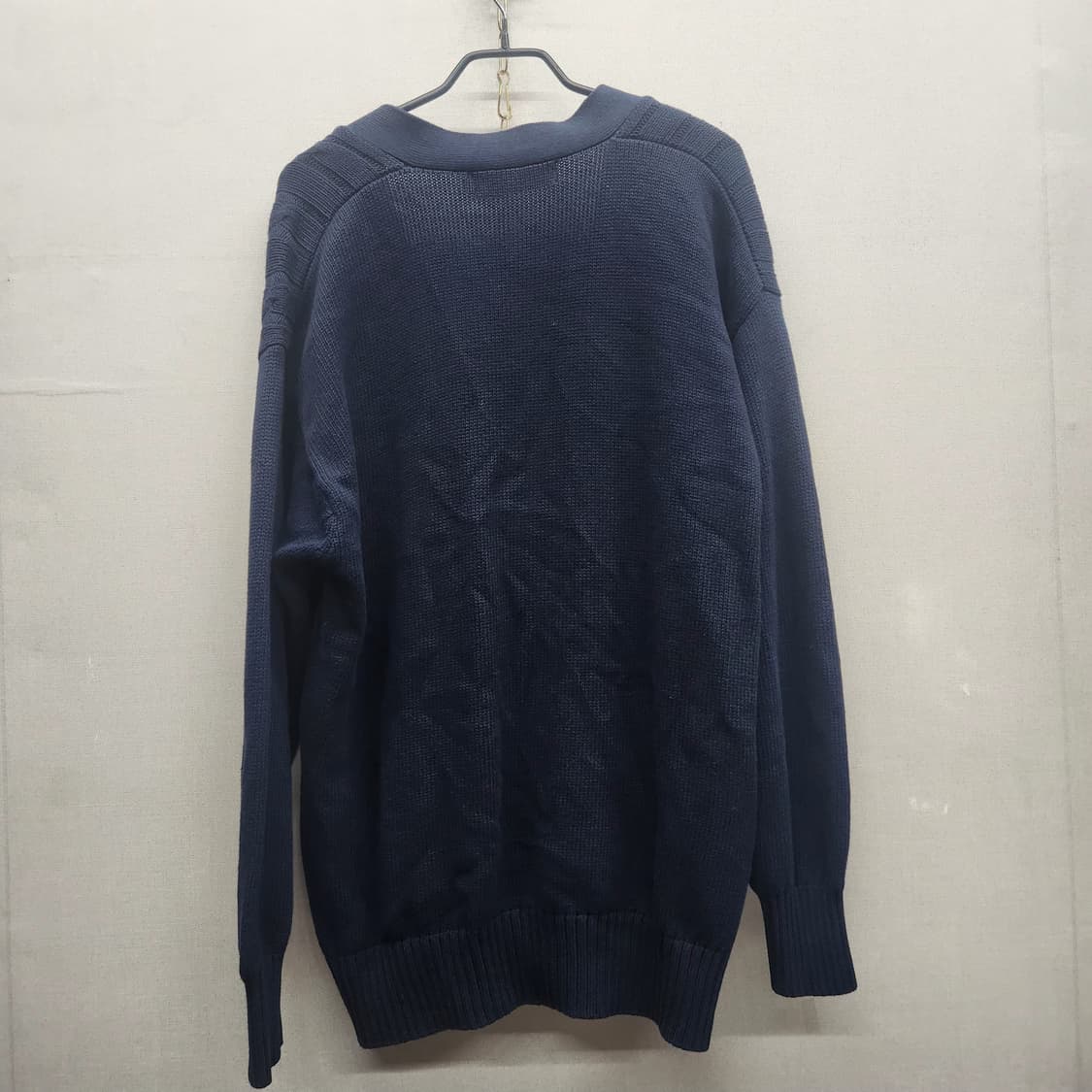 빈폴 로고 케이블 니트 가디건 L 상품이미지3