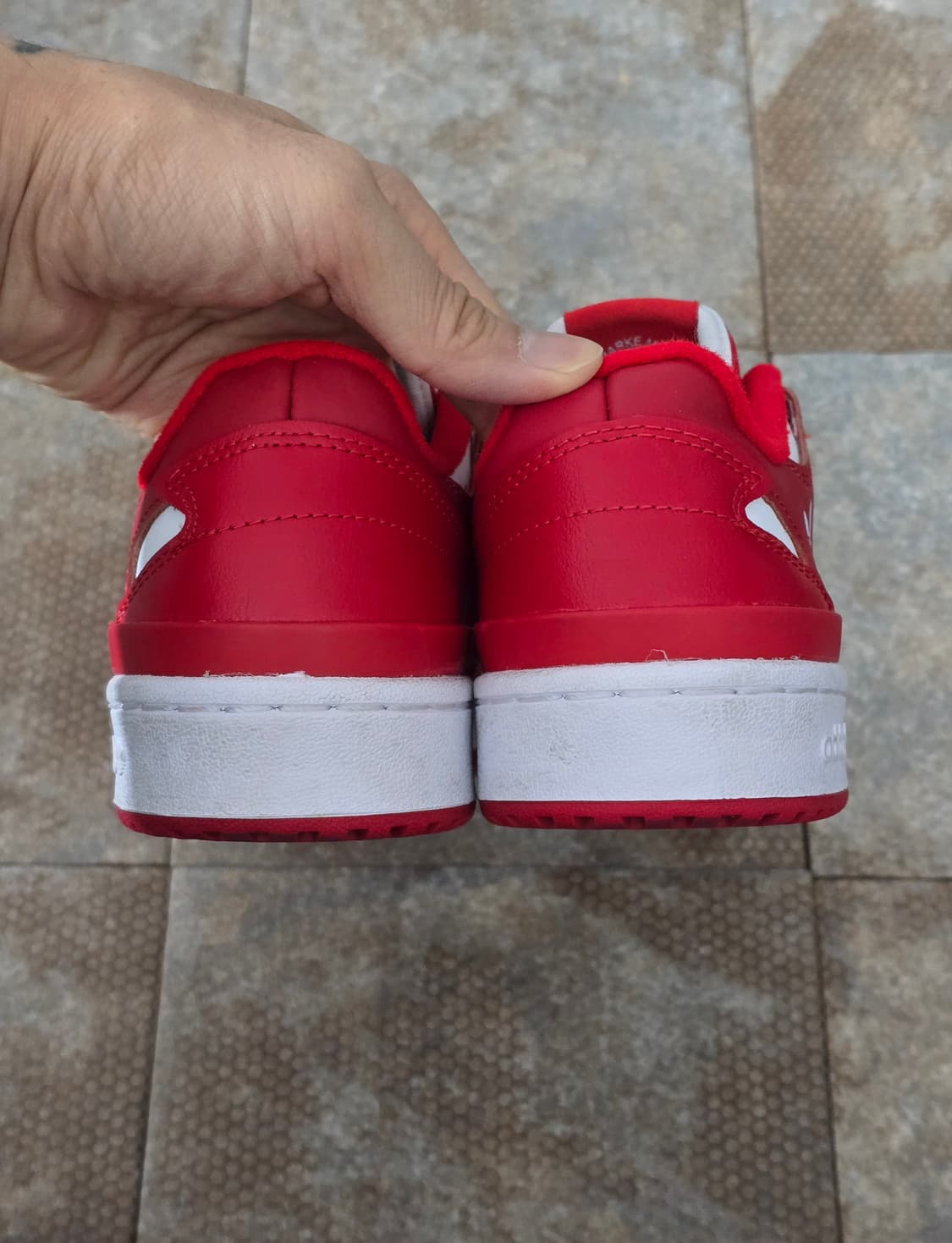 (230)아디다스 포럼 로우 스칼렛  상품이미지8