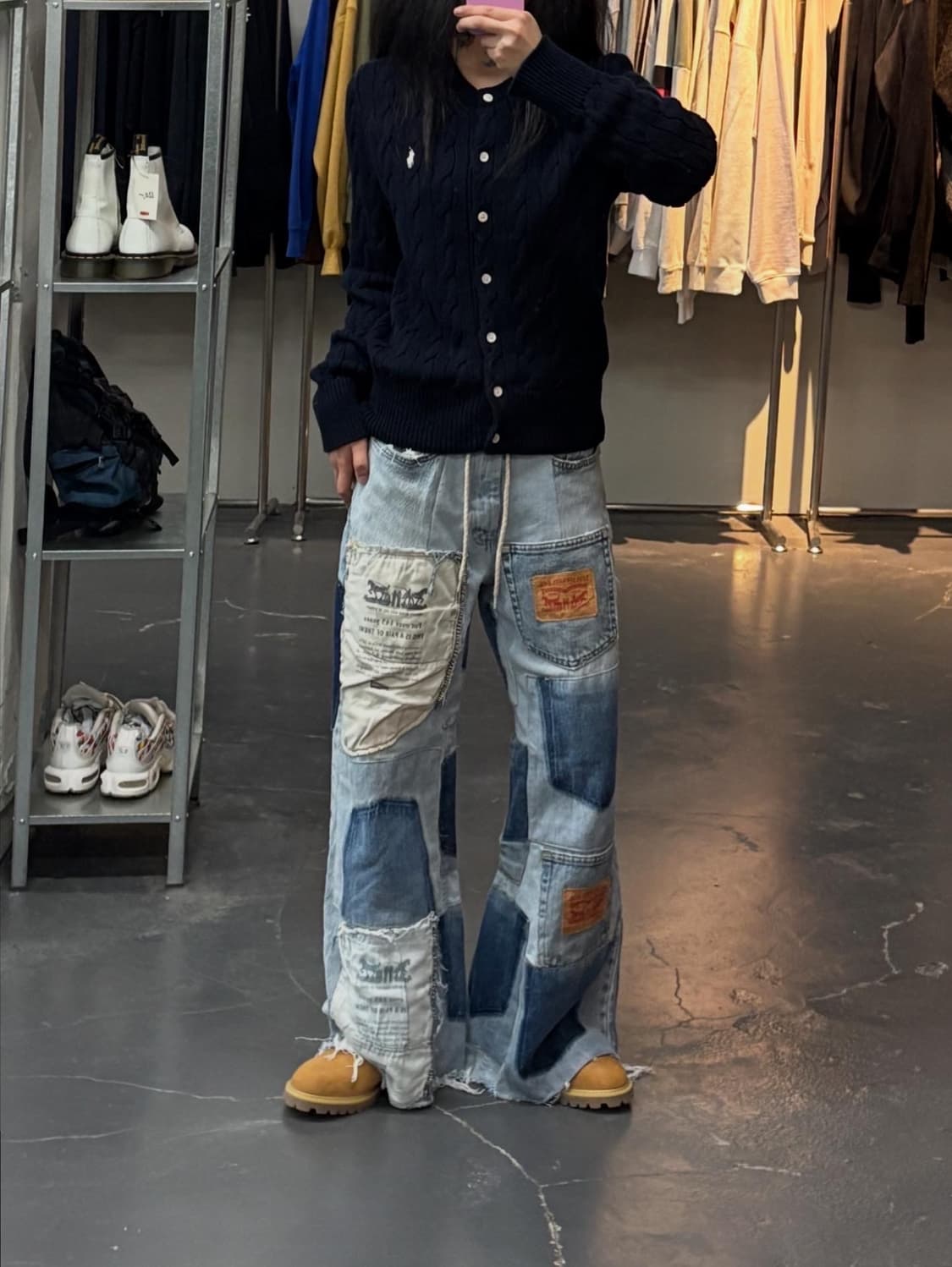 폴로랄프로렌 포니로고 케이블 니트 가디건 A2742 상품이미지1