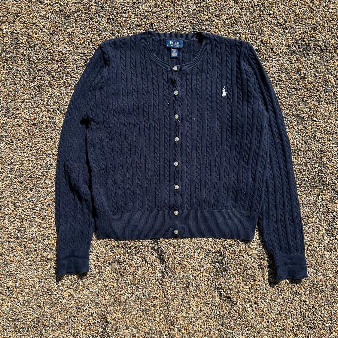 폴로 (POLO RalphLauren)네이비 케이블 가디건 상품이미지1